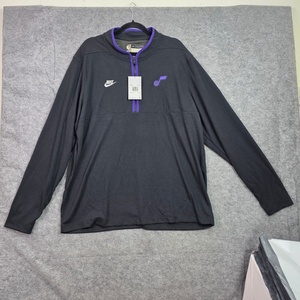 Nike NBA Utah Jazz Classic Edition Warmup Top Black XXL Tall FN7922-010